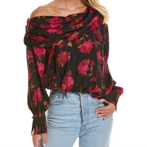 FREE PEOPLE POTTER PRINTED TOP (S)